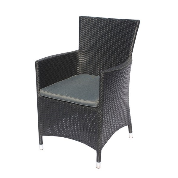 Плетеное кресло Y189D Black - фото 30569