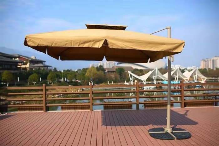 Зонт для кафе AFM-250SDB-Dark Beige(2,5x2,5) - фото 30878
