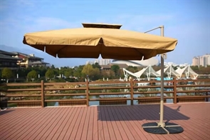 Зонт для кафе AFM-250SDB-Dark Beige(2,5x2,5)