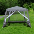 Садовый шатер AFM-1036NB Grey (3x3/2.4x2.4) - фото 30430