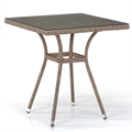 Плетеный стол T282BNT-W56-70x70 Light Brown - фото 30656