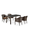 Комплект плетеной мебели T256A/Y350A-W53 Brown  4Pcs - фото 30726