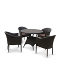 Обеденный комплект плетеной мебели T190A/Y350A-W53 Brown (4+1) - фото 30856